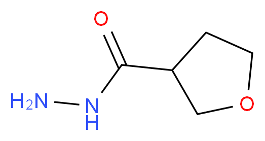 TETRAHYDRO-FURAN-3-CARBOXYLIC ACID HYDRAZIDE_分子结构_CAS_59293-32-2)