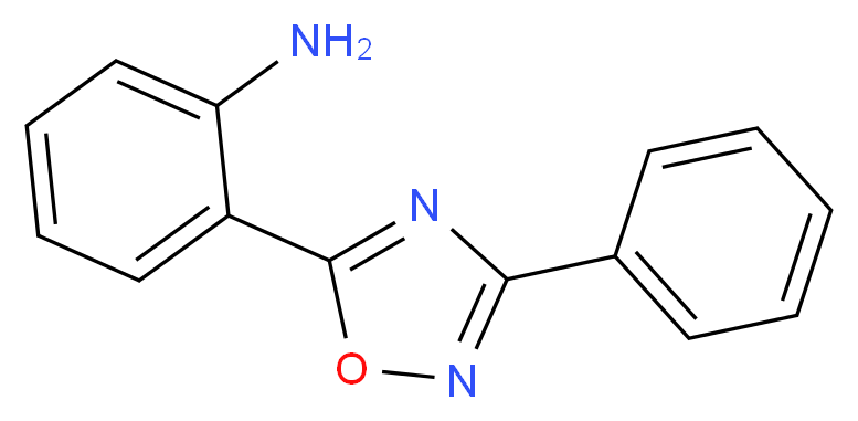 2-(3-phenyl-1,2,4-oxadiazol-5-yl)aniline_分子结构_CAS_)