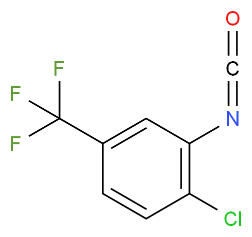 1-Chloro-2-isocyanato-4-(trifluoromethyl)benzene_分子结构_CAS_)