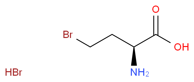 (2S)-2-amino-4-bromobutanoic acid hydrobromide_分子结构_CAS_15159-65-6