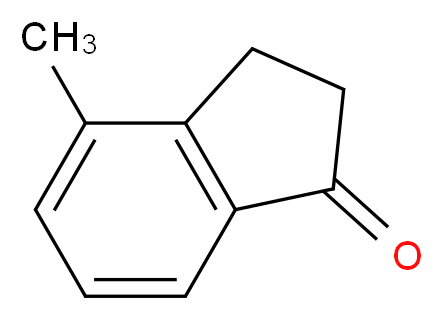 4-methyl-2,3-dihydro-1H-inden-1-one_分子结构_CAS_24644-78-8)