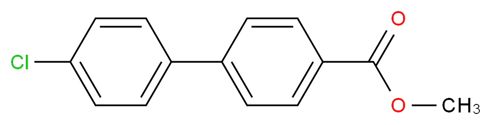 Methyl 4'-chloro-[1,1'-biphenyl]-4-carboxylate_分子结构_CAS_89901-02-0)