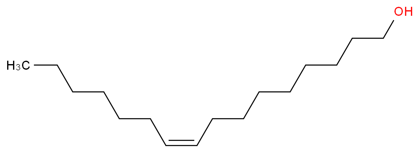 Palmitoleyl alcohol_分子结构_CAS_10378-01-5)