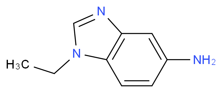 1-Ethyl-1H-benzoimidazol-5-ylamine_分子结构_CAS_62874-34-4)