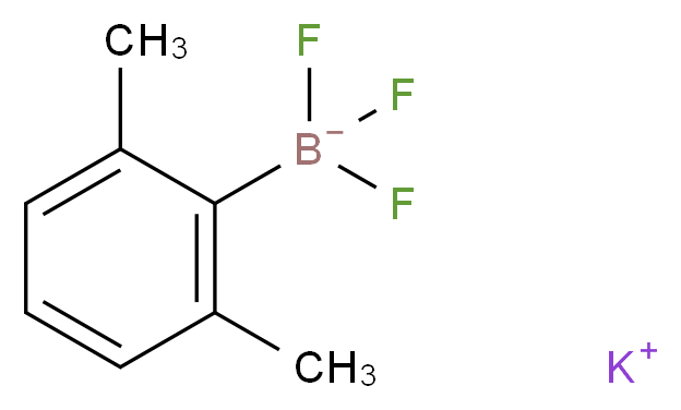potassium (2,6-dimethylphenyl)trifluoroboranuide_分子结构_CAS_561328-67-4