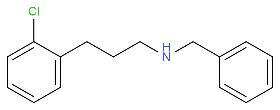 N-Benzyl-3-(2-chlorophenyl)-1-propanamine_分子结构_CAS_)