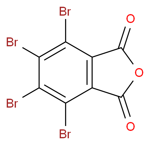 TETRABROMOPHTHALIC ANHYDRIDE_分子结构_CAS_632-79-1)