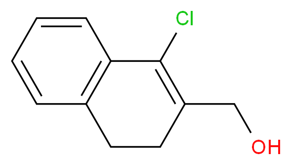 (1-Chloro-3,4-dihydro-2-naphthalenyl)methanol_分子结构_CAS_128104-82-5)