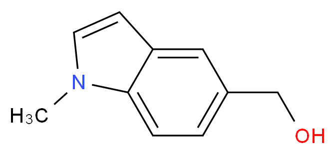 (1-Methyl-1H-indol-5-yl)methanol_分子结构_CAS_448967-90-6)