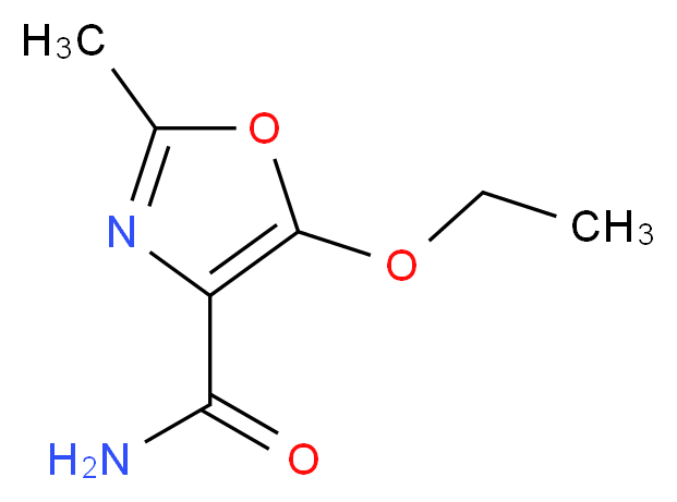 5-ETHOXY-2-METHYLOXAZOLE-4-CARBOXAMIDE_分子结构_CAS_3356-83-0)