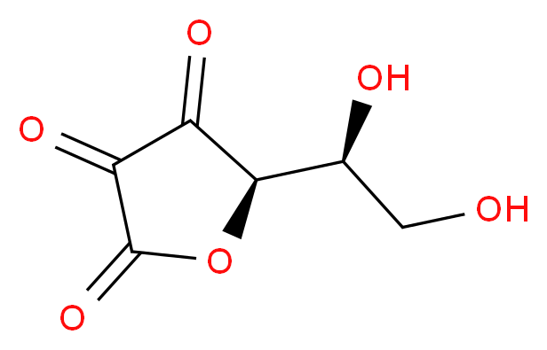 Dehydroascorbic acid_分子结构_CAS_490-83-5)