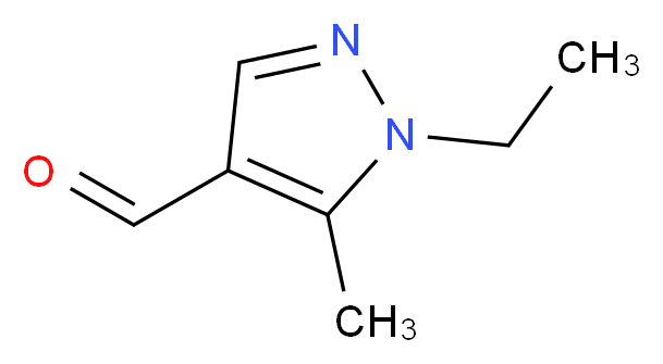 1-Ethyl-5-methyl-1H-pyrazole-4-carbaldehyde_分子结构_CAS_933778-29-1)