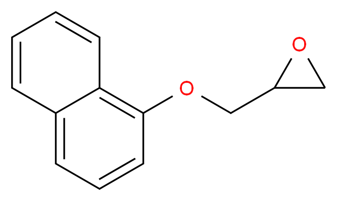 2-[(1-naphthyloxy)methyl]oxirane_分子结构_CAS_2461-42-9)