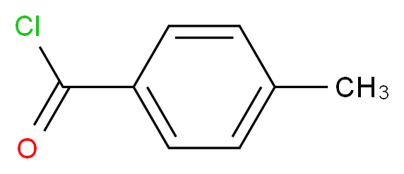 4-methylbenzoyl chloride_分子结构_CAS_874-60-2)