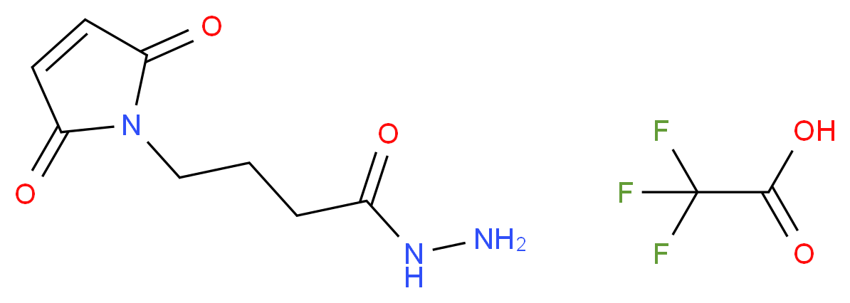 4-Maleimidobutyric Acid Hydrazide Trifluoroacetate_分子结构_CAS_1239587-68-8)