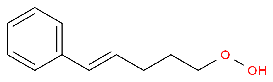 (4E)-5-phenylpent-4-ene-1-peroxol_分子结构_CAS_87864-20-8