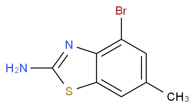 4-bromo-6-methyl-1,3-benzothiazol-2-amine_分子结构_CAS_76996-16-2)