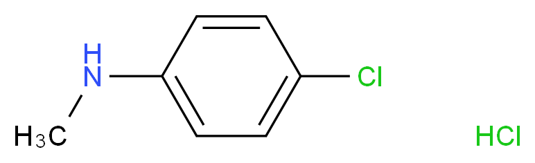 4-chloro-N-methylaniline hydrochloride_分子结构_CAS_30953-65-2