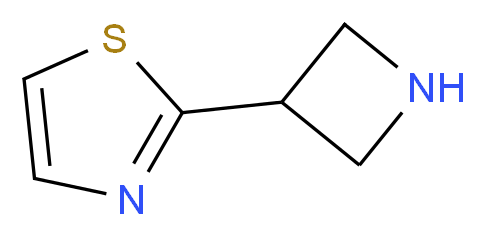 2-(azetidin-3-yl)-1,3-thiazole_分子结构_CAS_1308384-56-6