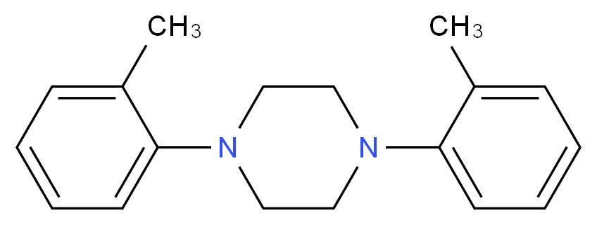 N,N'-DI-O-TOLYLPIPERAZINE_分子结构_CAS_3367-47-3)