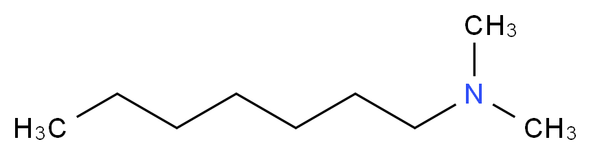 heptyldimethylamine_分子结构_CAS_5277-11-2