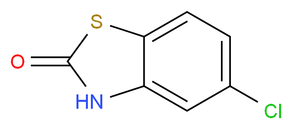 5-Chloro-1,3-benzothiazol-2(3H)-one_分子结构_CAS_20600-44-6)