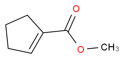 methyl cyclopent-1-ene-1-carboxylate_分子结构_CAS_25662-28-6