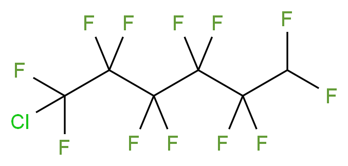 1-chloro-1,1,2,2,3,3,4,4,5,5,6,6-dodecafluorohexane_分子结构_CAS_307-22-2