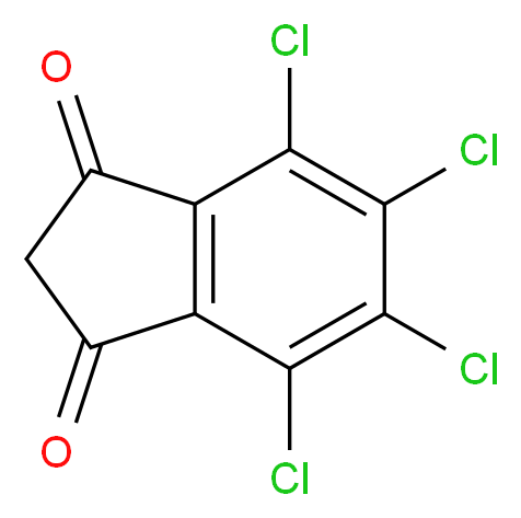 4,5,6,7-Tetrachloroindane-1,3-dione 95+%_分子结构_CAS_)