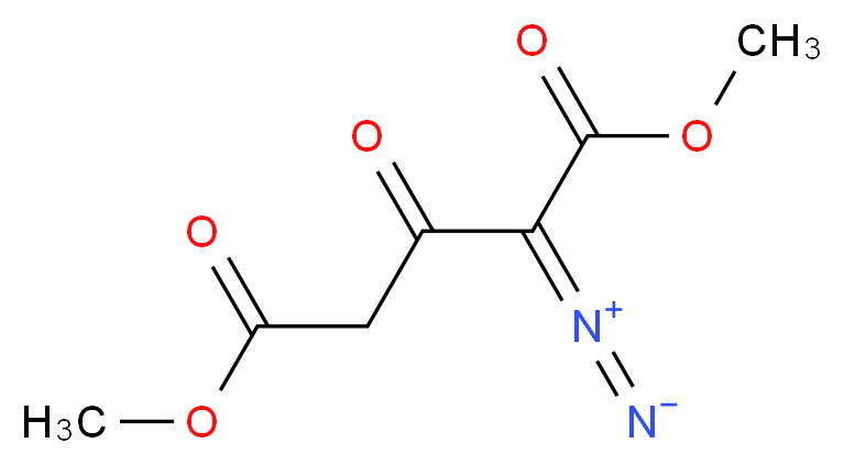 2-DIAZO-3-KETOGLUTARIC ACID DIMETHYL ESTER_分子结构_CAS_83878-89-1)