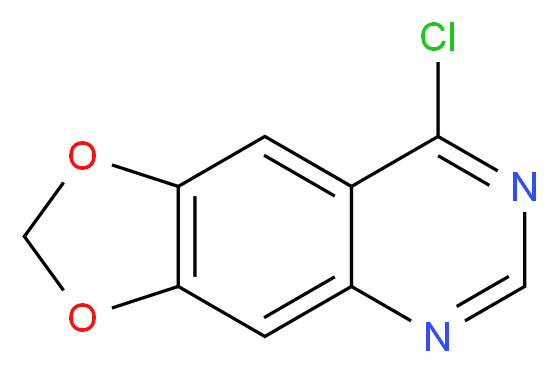 8-chloro-2H-[1,3]dioxolo[4,5-g]quinazoline_分子结构_CAS_72700-23-3