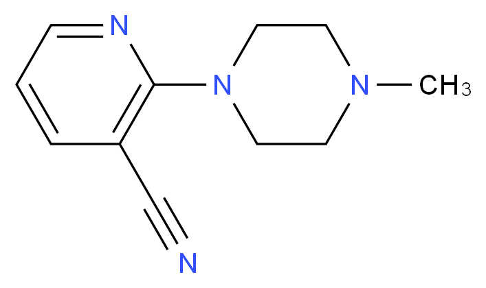 2-(4-Methylpiperazin-1-yl)nicotinonitrile_分子结构_CAS_52943-14-3)