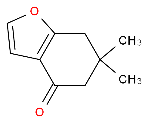 6,6-dimethyl-4,5,6,7-tetrahydro-1-benzofuran-4-one_分子结构_CAS_)