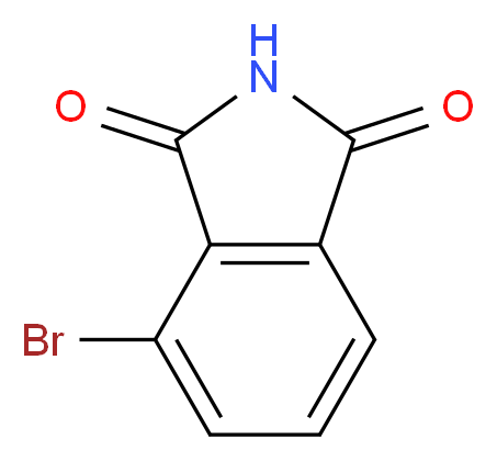 4-Bromoisoindole-1,3-dione_分子结构_CAS_70478-63-6)