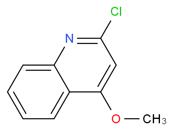 2-chloro-4-methoxyquinoline_分子结构_CAS_4295-09-4