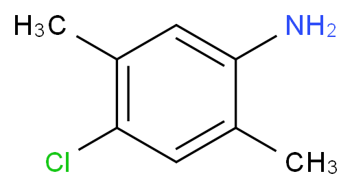 4-chloro-2,5-dimethylaniline_分子结构_CAS_20782-94-9