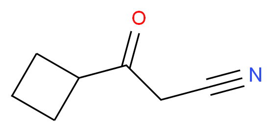 3-cyclobutyl-3-oxopropanenitrile_分子结构_CAS_)