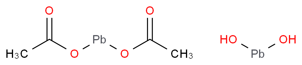 plumbanediol (acetyloxy)plumbyl acetate_分子结构_CAS_51404-69-4