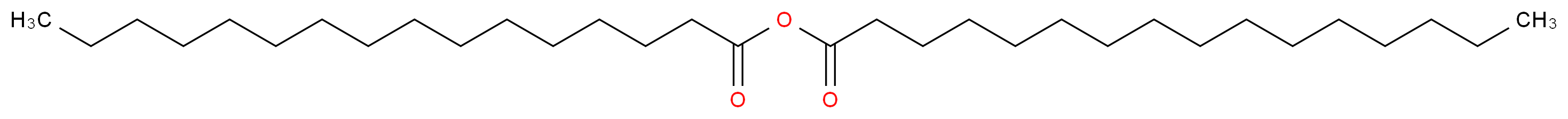 hexadecanoyl hexadecanoate_分子结构_CAS_623-65-4