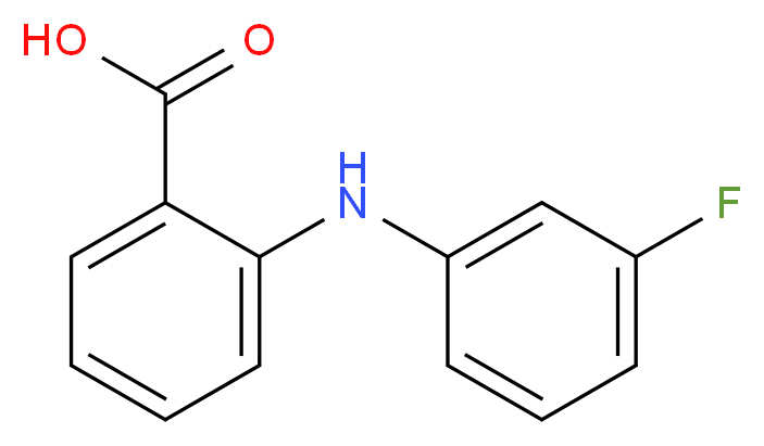 2-[(3-fluorophenyl)amino]benzoic acid_分子结构_CAS_54-59-1