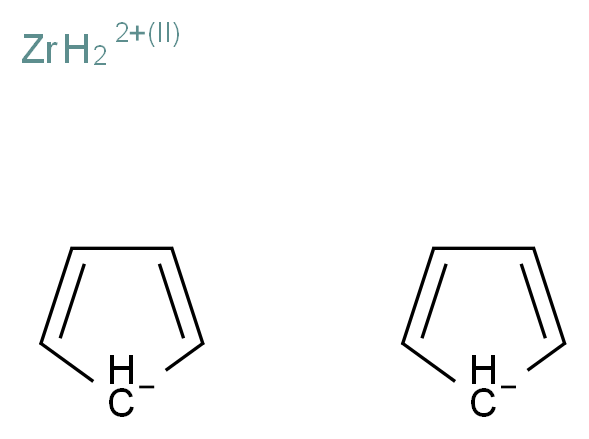 zirconium(2+) ion bis(cyclopenta-2,4-dien-1-ide)_分子结构_CAS_37342-98-6