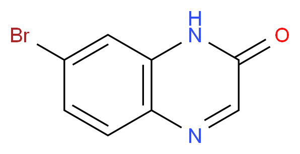 7-Bromo-1H-quinoxalin-2-one_分子结构_CAS_82031-32-1)