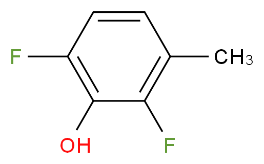 2,6-difluoro-3-methylphenol_分子结构_CAS_261763-46-6