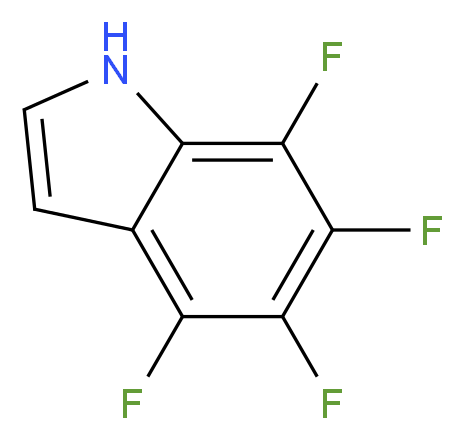 4,5,6,7-Tetrafluoroindole_分子结构_CAS_16264-67-8)