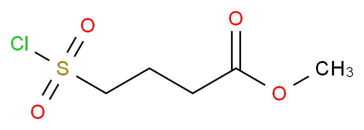 Methyl 4-chlorosulfonyl-butanoate_分子结构_CAS_81926-28-5)
