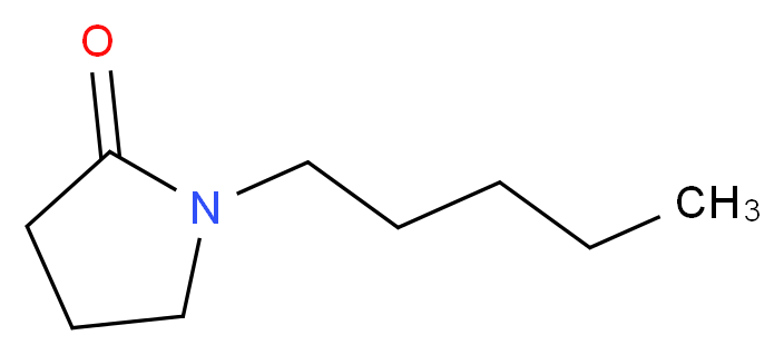 1-pentylpyrrolidin-2-one_分子结构_CAS_65032-11-3