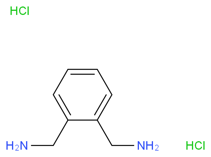 [2-(aminomethyl)phenyl]methanamine dihydrochloride_分子结构_CAS_21294-14-4