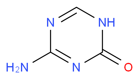 4-amino-1,2-dihydro-1,3,5-triazin-2-one_分子结构_CAS_931-86-2