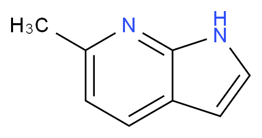 6-Methyl-1H-pyrrolo[2,3-b]pyridine_分子结构_CAS_824-51-1)