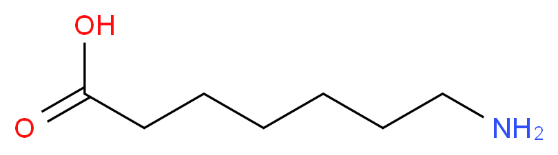 7-aminoheptanoic acid_分子结构_CAS_929-17-9